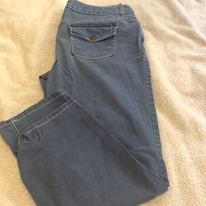 Ana cotton cropped pants, size 4